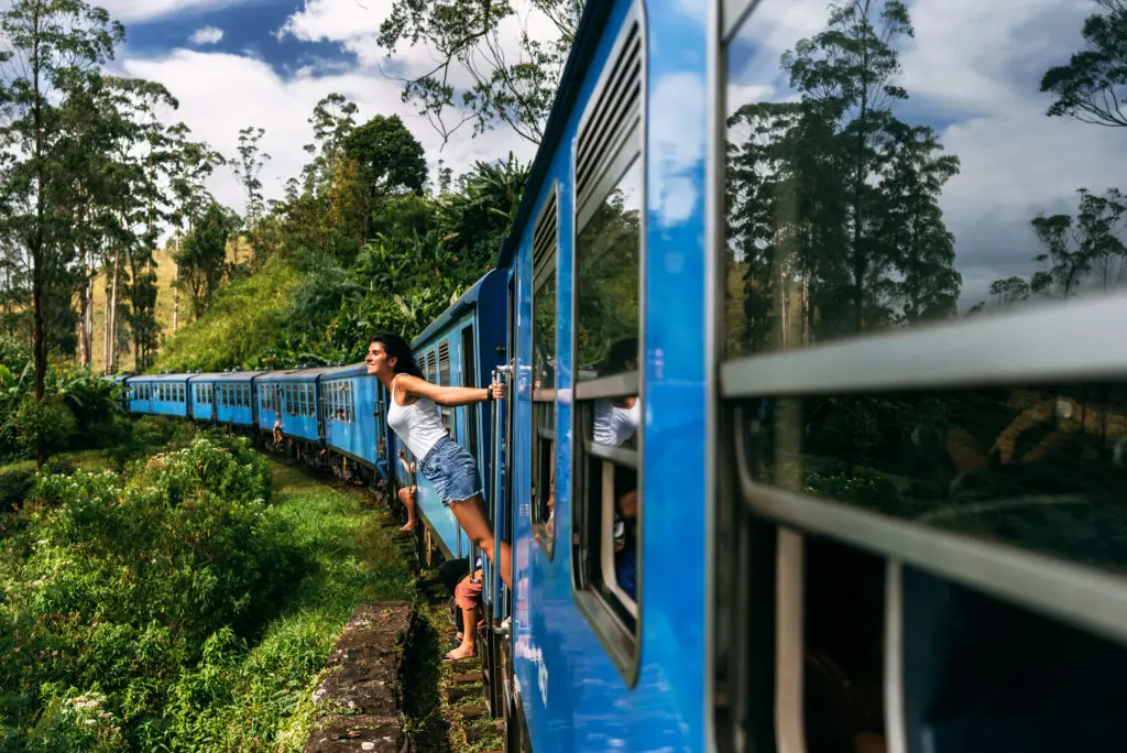 Le trajet en train jusqu'à Ella au Sri Lanka.